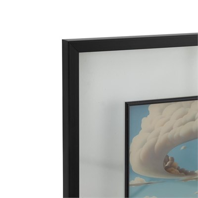 Mudo Home Lumen Çerçeveli̇ Cam Tablo 60x60 Cm