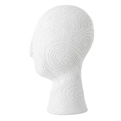 Mudo Home Modern Beyaz Bi̇blo 12x15x24 Cm