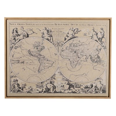 Mudo Home Myth World Çerçeveli̇ Keten Pano 90x120cm