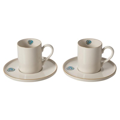 Mudo Home Nazar Kahve Fi̇ncani Seti̇ 2 Li̇ 90 Ml