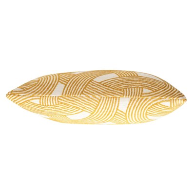 Mudo Home Nell Wave Kirlent Hardal 50x50 Cm