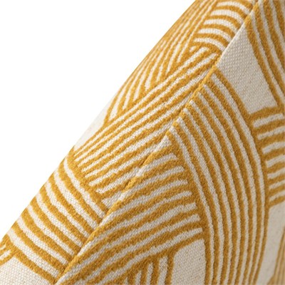Mudo Home Nell Wave Kirlent Hardal 50x50 Cm