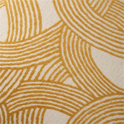 Mudo Home Nell Wave Kirlent Hardal 50x50 Cm