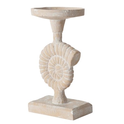 Mudo Home New Shell Mumluk Beyaz 12x10x21 Cm