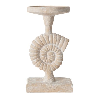 Mudo Home New Shell Mumluk Beyaz 12x10x21 Cm