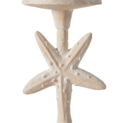 Mudo Home New Starfish Mumluk Beyaz 12x10x20 Cm