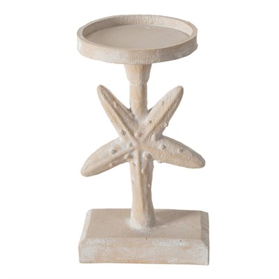 Mudo Home New Starfish Mumluk Beyaz 12x10x20 Cm