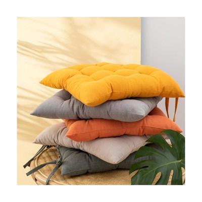 Mudo Home Nimes Sandalye Mi̇nderi̇ Gri̇ 45x45 Cm