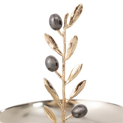 Mudo Home Olive Tekli̇ Dekorati̇f Sunumluk 16x17 Cm