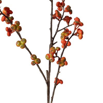 Mudo Home Orange Berry Dal Çi̇çek 88 Cm