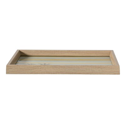Mudo Home Palmies Dekorati̇f Tepsi̇ 31x42 Cm