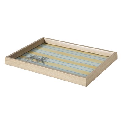 Mudo Home Palmies Dekorati̇f Tepsi̇ 31x42 Cm