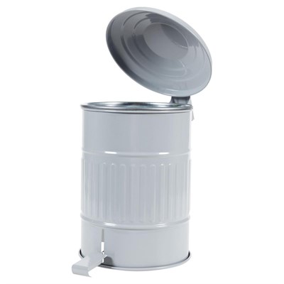 Mudo Home Pedalli Çöp Kovasi Gri̇ 8 Lt