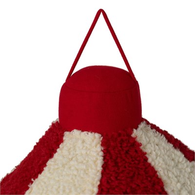 Mudo Home Red Ellipse Candy Pelüş