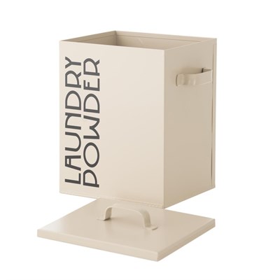Mudo Home Roma Deterjanlik Mat Bej 18x15x23 Cm