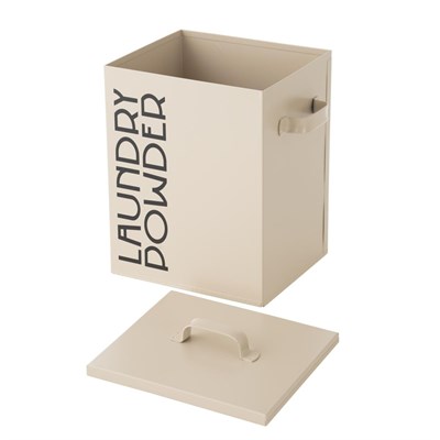 Mudo Home Roma Deterjanlik Mat Bej 18x15x23 Cm