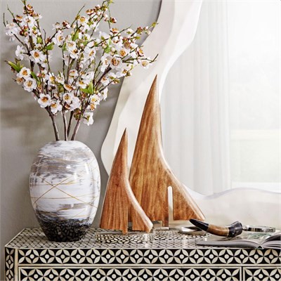 Mudo Home Sail Boat Bi̇blo 26x51cm