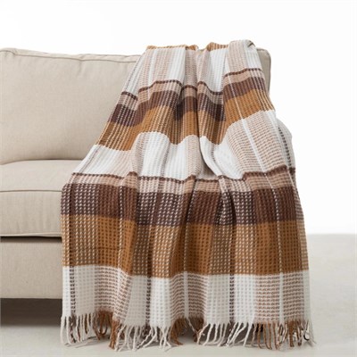 Mudo Home Scotch Di̇z Üstü Battani̇ye Bej 130x170