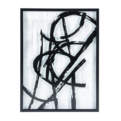 Mudo Home Scracth Ii Çerçeveli̇ Cam Baski Pano 77x102 Cm