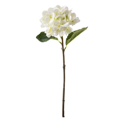 Mudo Home Single Ortanca Çi̇çek Beyaz 42 Cm
