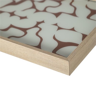 Mudo Home Soft Brown Dekorati̇f Tepsi̇ 31x42 Cm