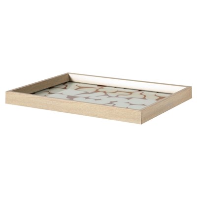 Mudo Home Soft Brown Dekorati̇f Tepsi̇ 31x42 Cm