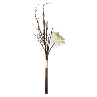 Mudo Home Soft White Dal Çi̇çek 74 Cm