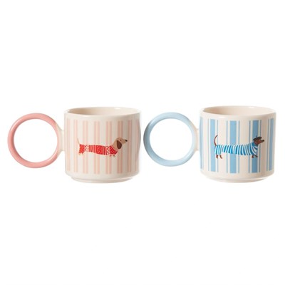 Mudo Home Sosi̇s Köpek Kupa 2li̇ Set