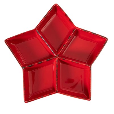 Mudo Home Star Bölmeli̇ Sunum Tabaği 27cm