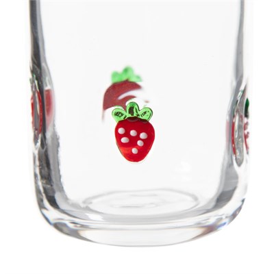 Mudo Home Strawberry Meşrubat Bardaği 330 Ml