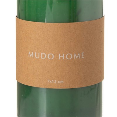 Mudo Home Sütun Mum Yeşi̇l 7x15cm