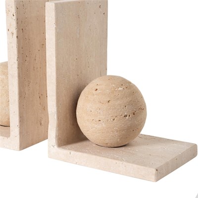 Mudo Home Traverten Ki̇tap Desteği̇ 12x9 Cm