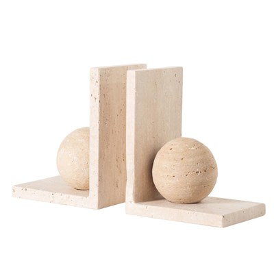 Mudo Home Traverten Ki̇tap Desteği̇ 12x9 Cm