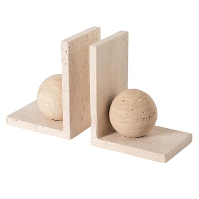 Mudo Home Traverten Ki̇tap Desteği̇ 12x9 Cm