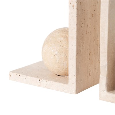 Mudo Home Traverten Ki̇tap Desteği̇ 12x9 Cm