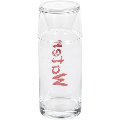 Mudo Home Water Kirmizi Kapakli Başucu Sürahi̇si̇ - 700 Ml