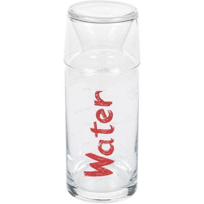 Mudo Home Water Kirmizi Kapakli Başucu Sürahi̇si̇ - 700 Ml
