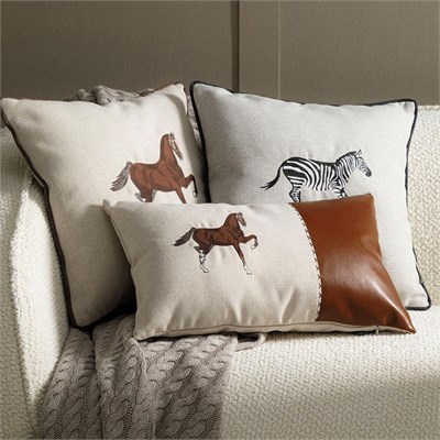 Mudo Home Wild At Kirlent Ekru 43x43 Cm
