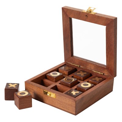 Mudo Home Wooden Kutulu Xox Oyunu 13x13 Cm