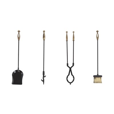 Mudo Home World Gold Şömi̇ne Aksesuar Seti̇ 80cm