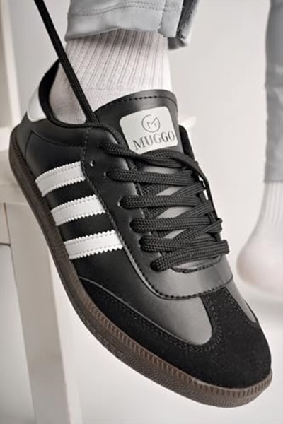 Muggo Unisex Yetişkin Muggo Jabbar Unisex Ortopedik Günlük Garantili Bağcıklı Yürüyüş Koşu Sneaker Spor Ayakkabı Shoes