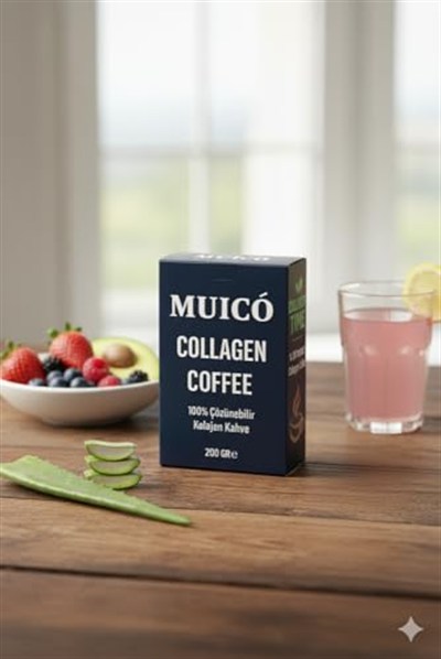 Muico Kolajen Kahve 200 gr – Hindiba Ekstraktlı –%100 Çözünebilir Granül Kahve