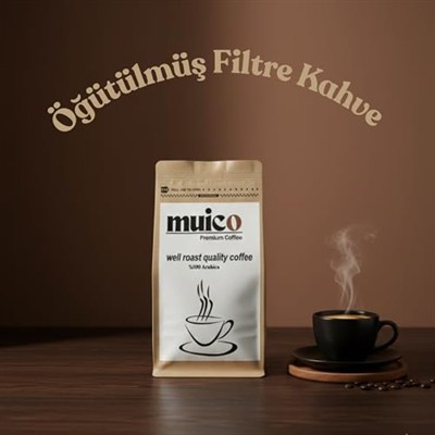 Muico Taze Öğütülmüş Filtre Kahve%100 Arabica 250 Gr