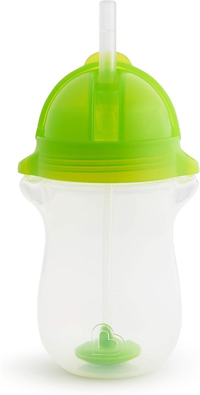 Munchkin Click Lock Tip & Sip Straw Trainer Cup| Bebek ve Küçük Çocuk Samanlı Sippy Bardaklar | BPA İçermeyen Dökülmeyen Bardak | Sütten Kesilen Bebek Hasır Bardak| Ağırlıklı Hasır Çocuk Bardakları|10
