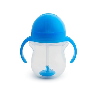 Munchkin Click Lock Trinkhalmbecher mit beschwertem Halm, blau, 207 ml - Seçenekler: 1 paket, 207 ml