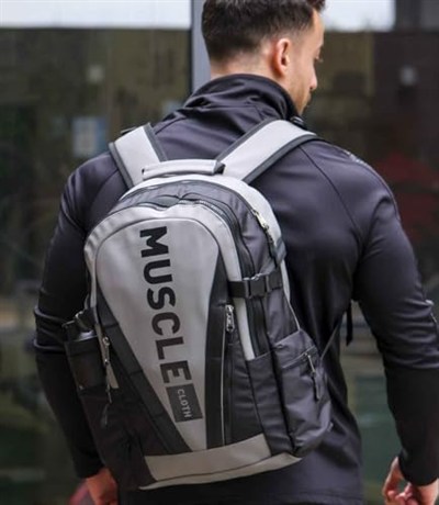 MuscleCloth Glory Sırt Çantası Gri Siyah Renkli Standart
