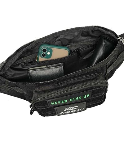 MuscleCloth Tactical Cross Bag Omuz Çantası Siyah
