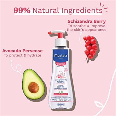 Mustela Mustela Çok Hassas Ciltler için Durulama Gerektirmeyen Temizleme Sıvısı 300 ml 1 Paket