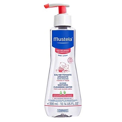 Mustela Mustela Çok Hassas Ciltler için Durulama Gerektirmeyen Temizleme Sıvısı 300 ml 1 Paket