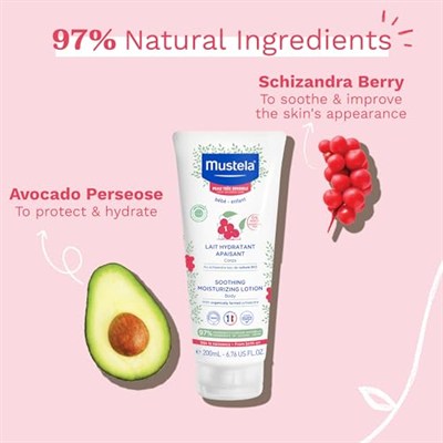 Mustela Mustela Çok Hassas Ciltler için Rahatlatıcı Vücut Losyonu 200 ml 1 Paket